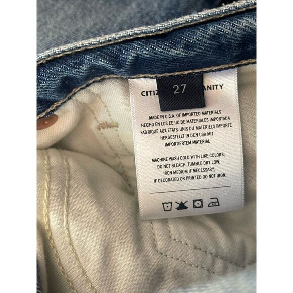 Citizens of Hummanity Neve Low Slung Relaxed Jeans $228 Size 27 - Picture 13 of 14